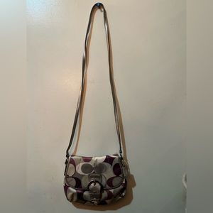 Purple Coach Bag